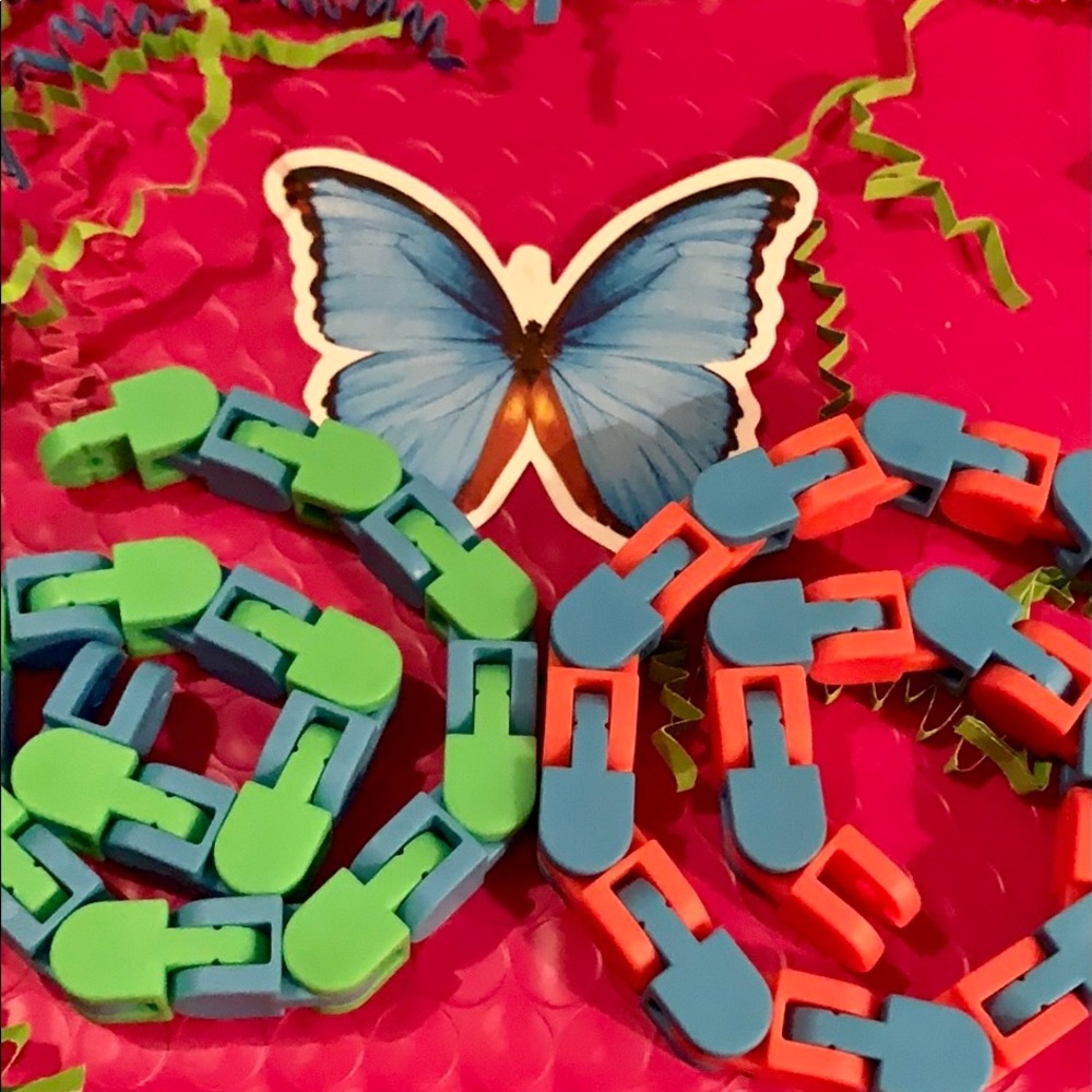 NEW Wacky Tracks 🧡/💙 & 💚/💙 Fidget